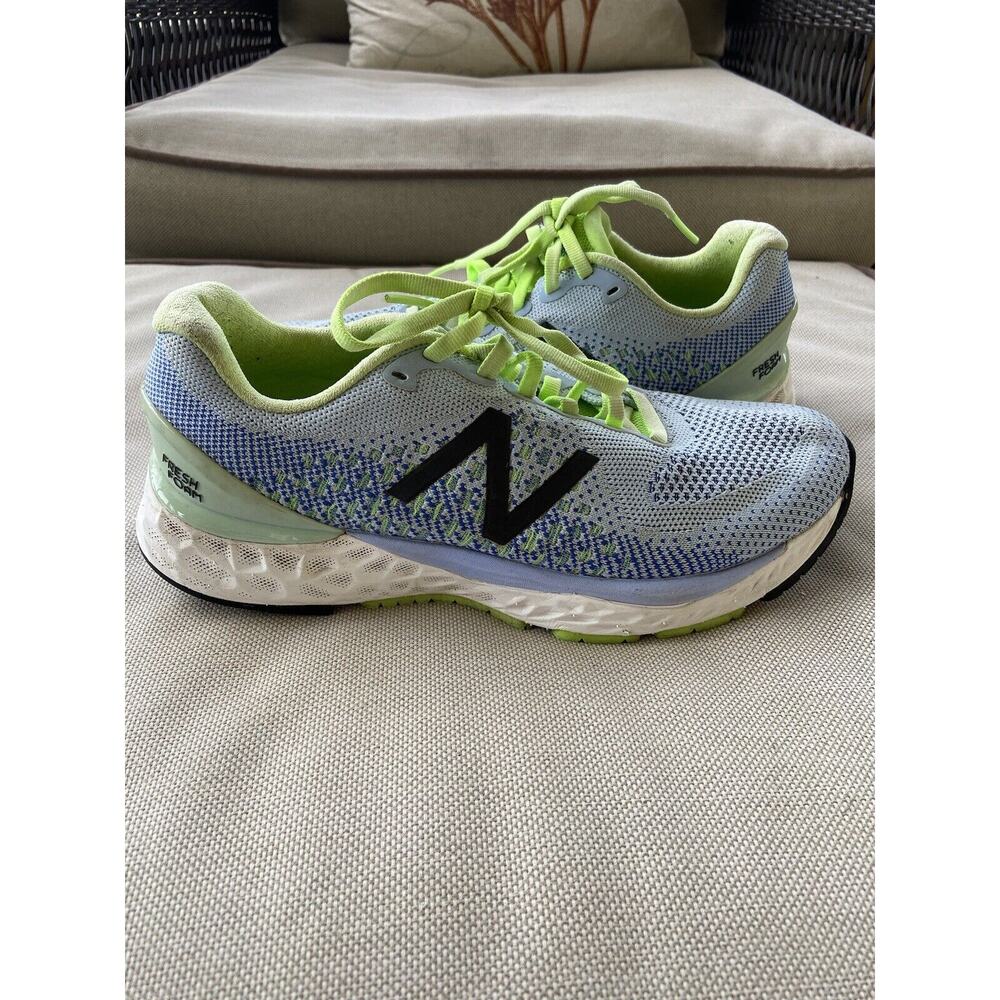 New Balance Women Sz 8 Fresh Foam 880 V10 W880F10 Blue Running Shoes Sneakers